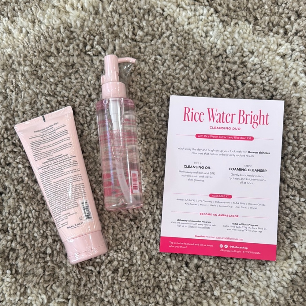 *NEW* The Face Shop Rice Water Bright Set - Picture 4 of 8